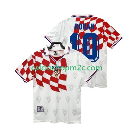 Croazia BOBAN 10 Retro Maglia Prima 1998 Manica Corta